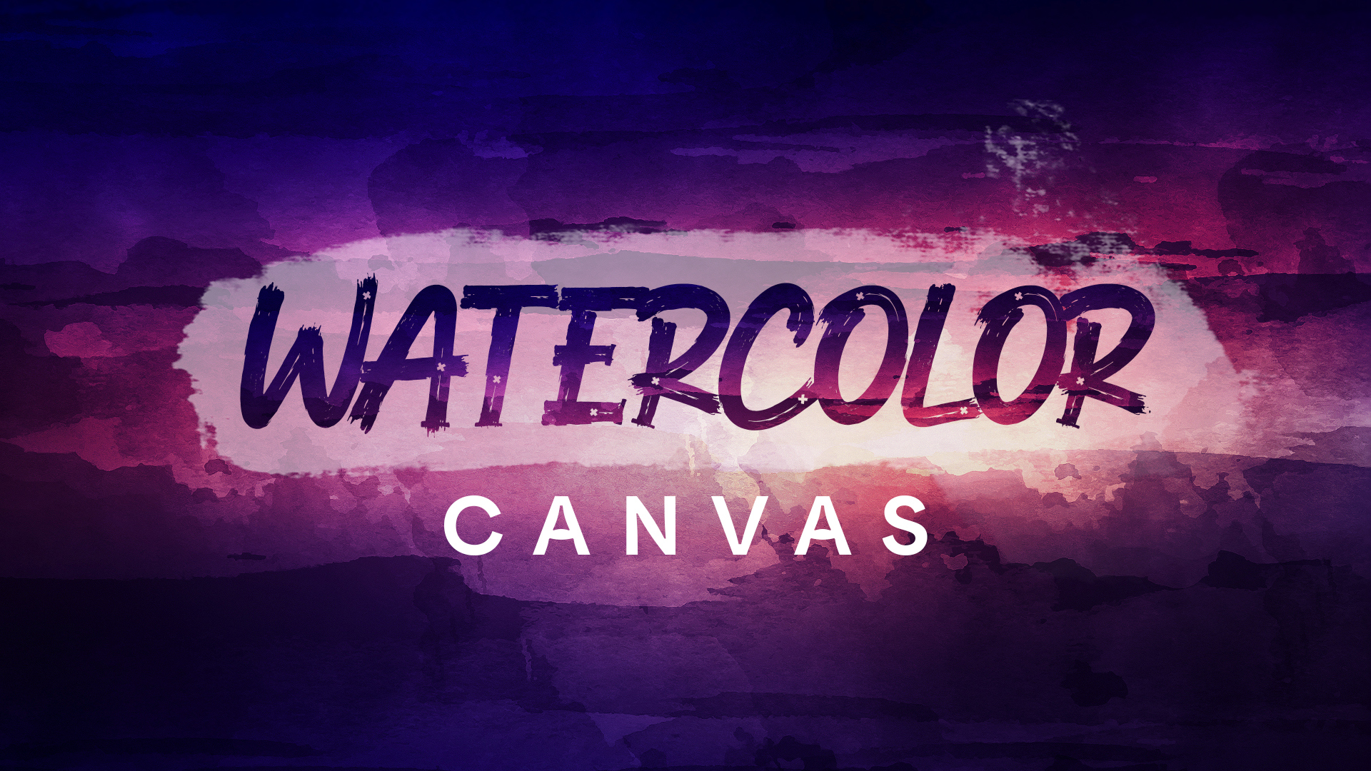 Watercolor Canvas Theme Pack