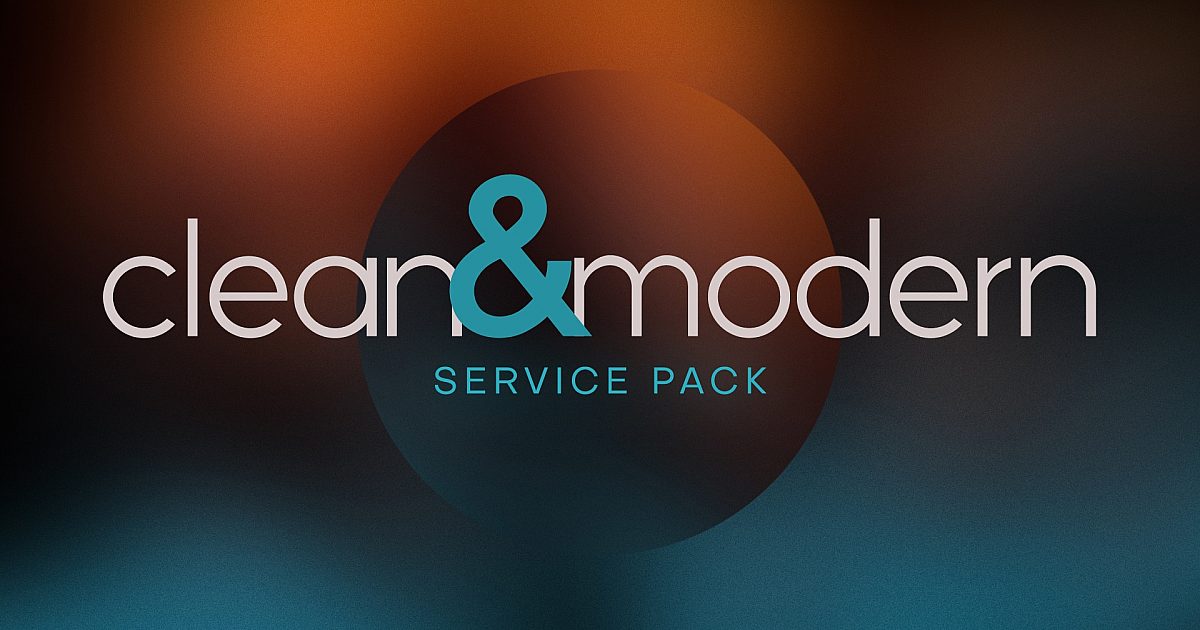 Clean And Modern Service Pack