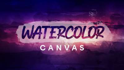Watercolor Canvas Theme Pack