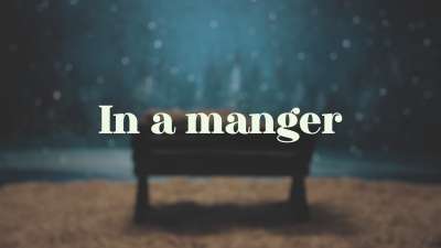 In A Manger